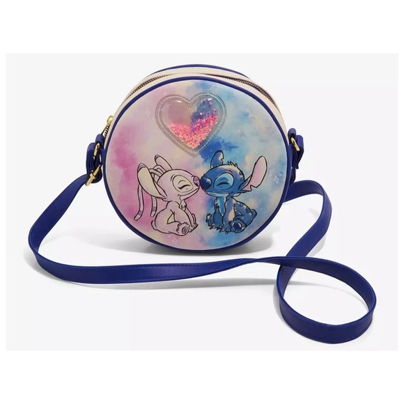 Her Universe Handbags - Her Universe Disney Lilo & Stitch Confetti Heart Crossbody Bag - New